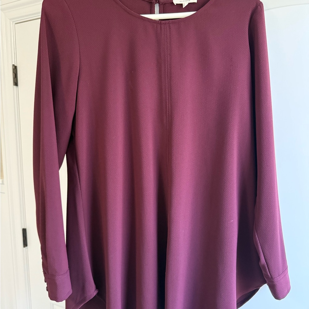 Pleione Deep Purple Women's Blouse